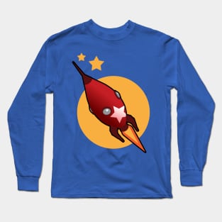 Retro Rocket Long Sleeve T-Shirt